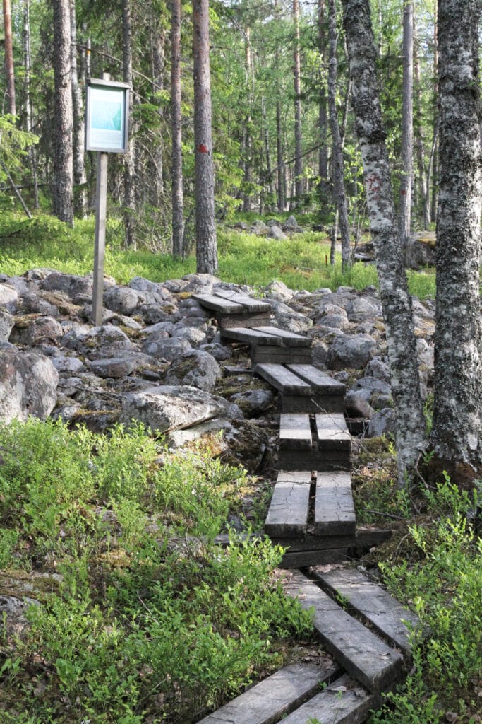 Alkkivuori, luontopolku, Pysäyttävä Parkano